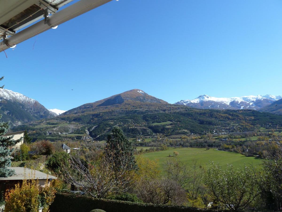 Vue Sur Les Montagnes Lägenhet Embrun Exteriör bild